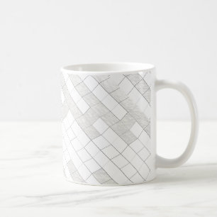 zigzag squares in gray... tasse