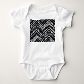 Zigzag Streifen: Ethnisch gezogene Handgezogene Baby Strampler