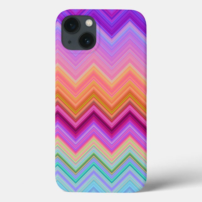Zigzag Sunset Case-Mate iPhone Hülle (Rückseite)