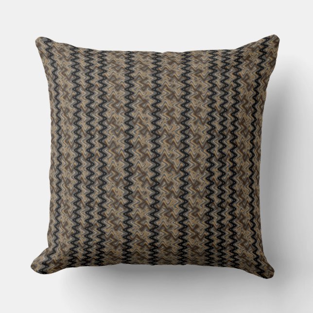 Zigzag Throw PIllow Kissen (Vorderseite)