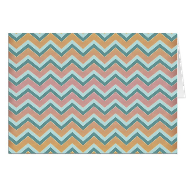 ZigZag weiche warme Farben (Vorderseite (Horizontal))