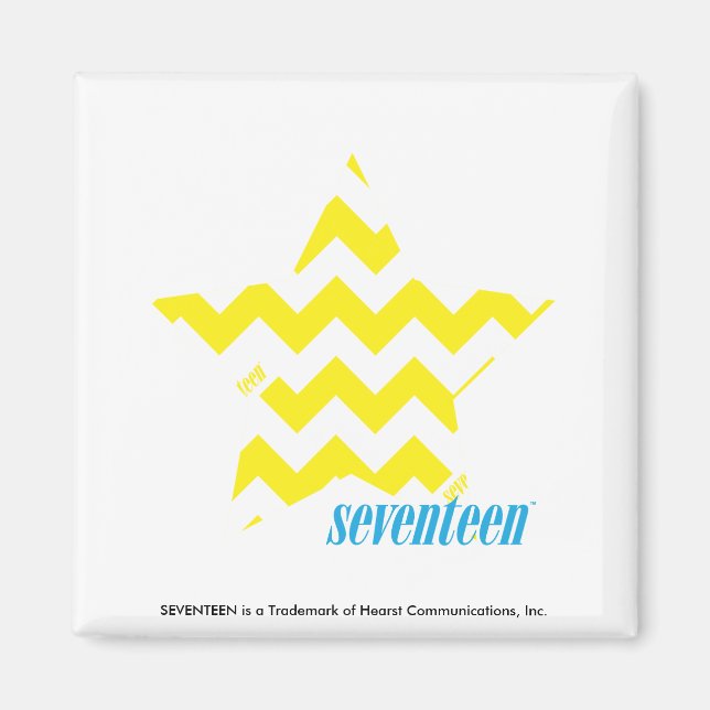 ZigZag Yellow 3 Magnet (Vorne)