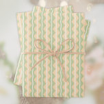 Zigzag Zickzack Stripes-Orange, grün und blass Elf Geschenkpapier Set<br><div class="desc">Traditionelle Zickzack oder Zickzack Streifen in Orange oder Pfirsich,  grün und extra leicht Elfenbein. Gut für viele verschiedene Anlässe und Altersgruppen.</div>