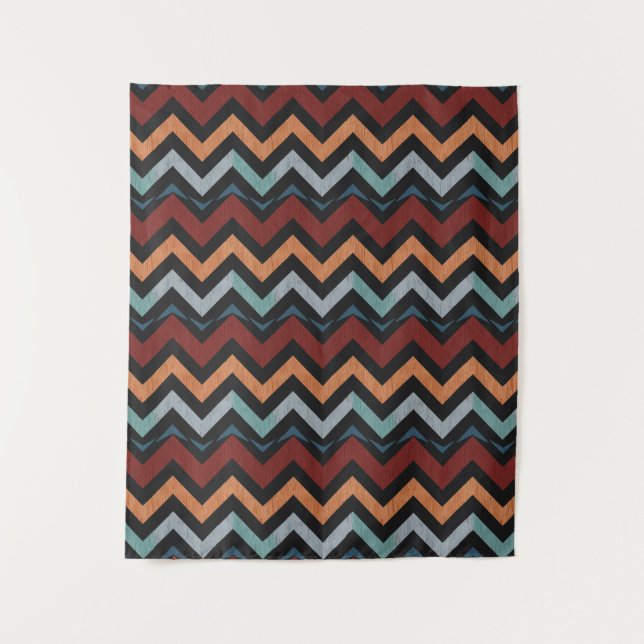 "Zigzagged & Fabulous" Wandteppich (Vorderseite)