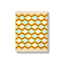 Zigzags und Diamonds Abstrakte Kunst