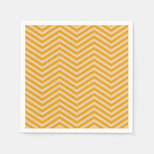 ZigZagZest Pumpkin Orange Serviette