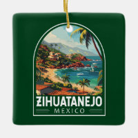 Zihuatanejo Mexico Reisen Kunst Vintag