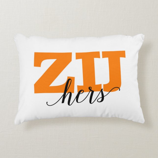 Zij / Ihre Niederländischen Holland Vokabeln Worte Dekokissen (Vorderseite)