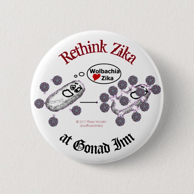 Zika Button von RoseWriter überdenken (Vorderseite)