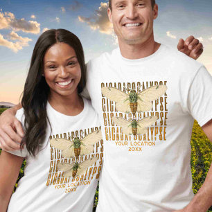 Zikade Zikaden-Apokalypse 2024 Benutzerdefinierter T-Shirt