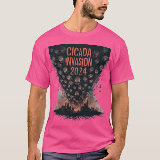 Zikaden-Invasion 2024 der Stadt Geschenk T-Shirt