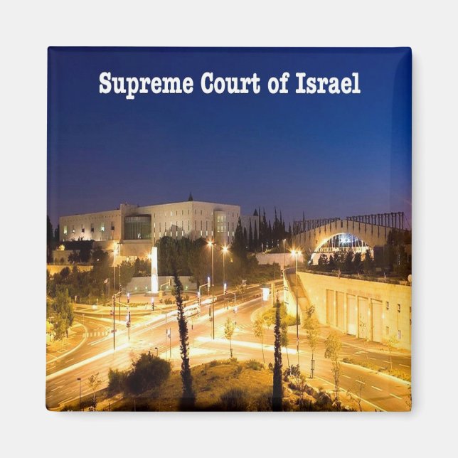 zIL009 SUPREME COURT OF ISRAEL, Jerusalem. Kühlsch Magnet (Vorne)