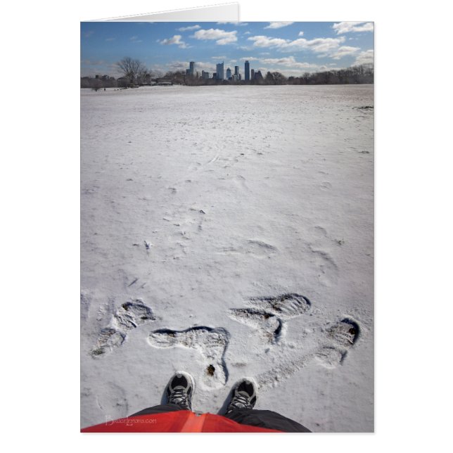 Zilker Park Snow - Austin Texas Downtown Skyline (Vorne)