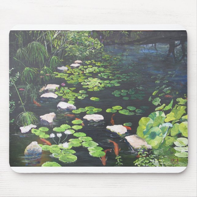 Zilkers Isamu Tanguchil Orientale Garten Mousepad (Vorne)