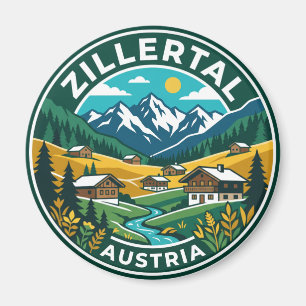 Zillertal Österreich Magnet