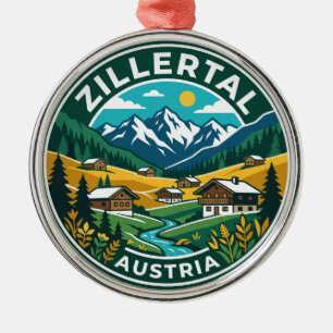 Zillertal Österreich Ornament Aus Metall
