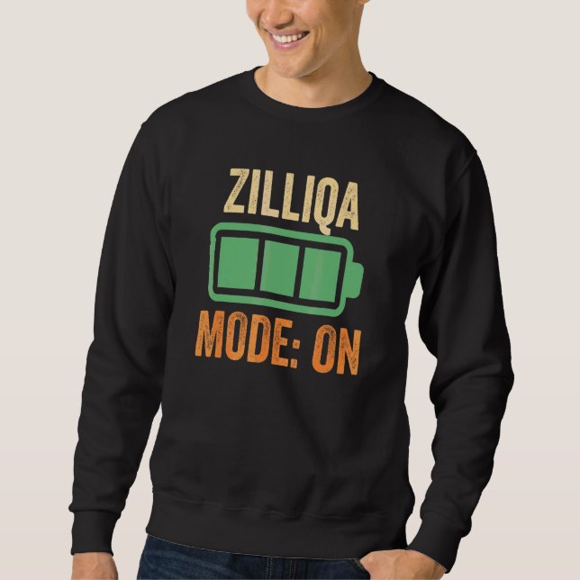 Zilliqa-Modus Ein  Krypto Sweatshirt (Vorderseite)