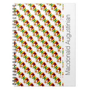 ZIMBABWE Custom Flag Patriotic Notebook Journal Notizblock