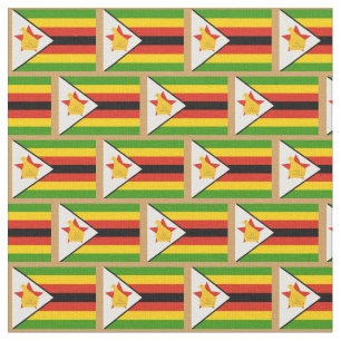 Zimbabwe Flag & Zimbabwe mode Fabric /sports Stoff