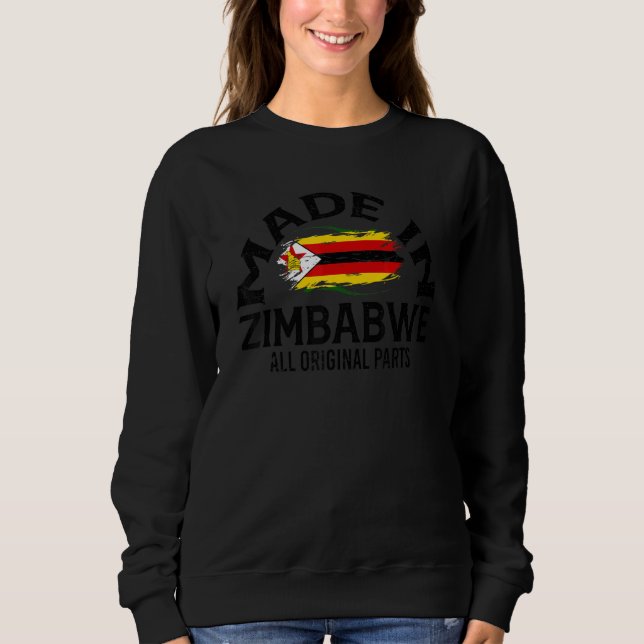 Zimbabwe For women Zimbabwean Flag for Men Zimbabw Sweatshirt (Vorderseite)