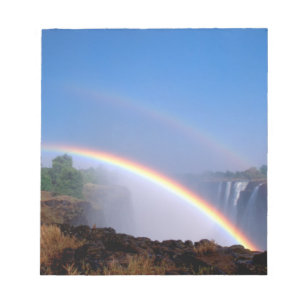 Zimbabwe, Victoria Falls National Park.Doppelt Notizblock