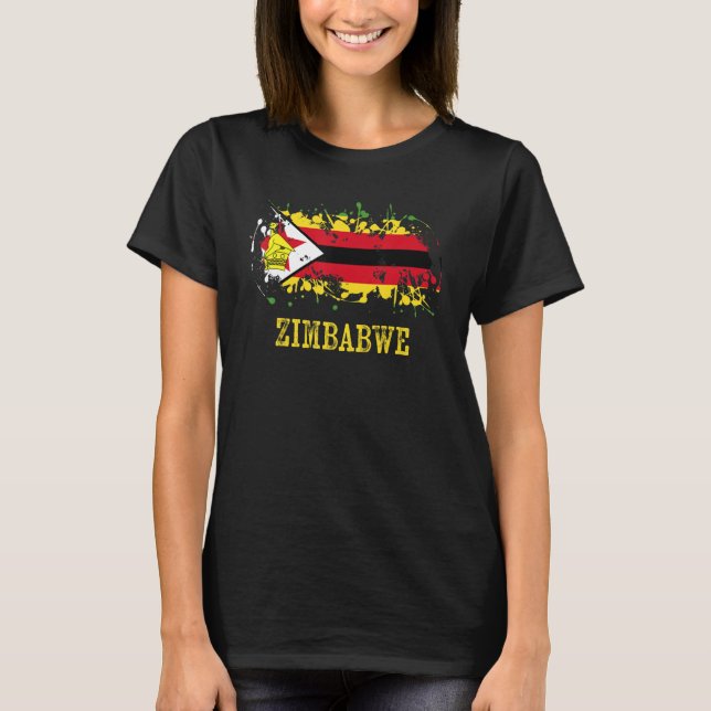 Zimbabwean enthusiasts for Zimbabwe and Zimbabwe T-Shirt (Vorderseite)