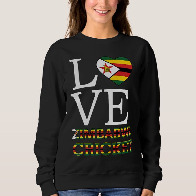 Zimbabwes Crickets Für Männer Sweatshirt (Vorderseite)
