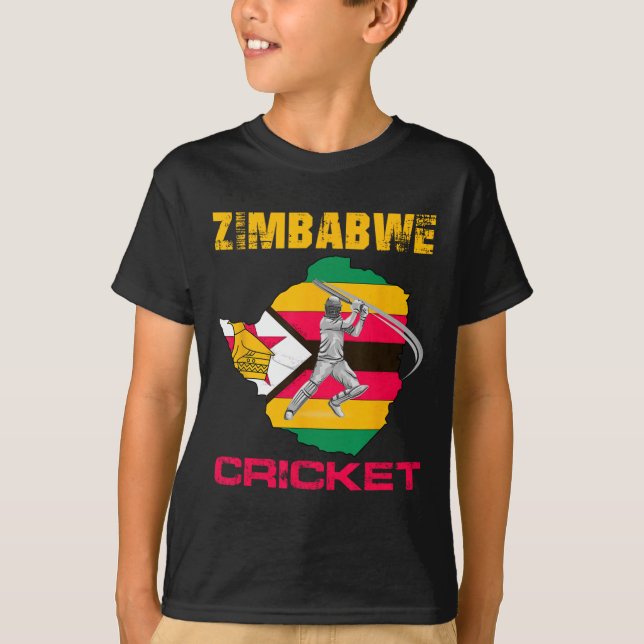 Zimbwe Cricket Zimbwean Men  T-Shirt (Vorderseite)