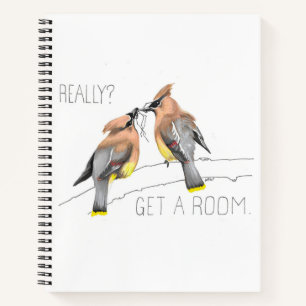 Zimmer (Cedar Waxwings) Notizbuch