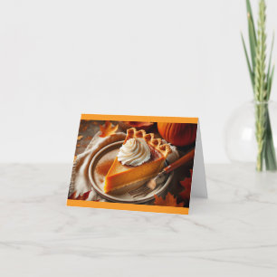 Zimmer für Pie Erntedank Feiertagskarte