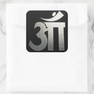 ZIMMER QUADRATISCHER AUFKLEBER