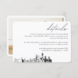 Zimmerdetails des St Augustine Wedding Hotels Begleitkarte