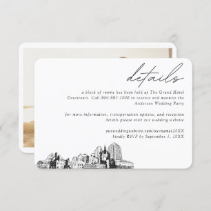 Zimmerdetails des St. Paul Wedding Hotels Begleitkarte