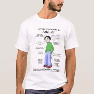 Zimmergenosse-Atheist T-Shirt