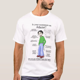 Zimmergenosse-Atheist T-Shirt