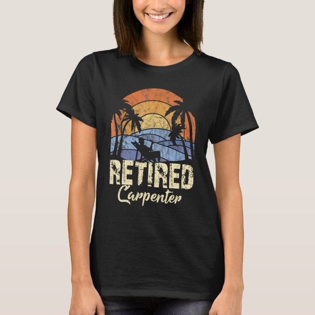 Zimmermann im Ruhestand T-Shirt (Vorderseite)
