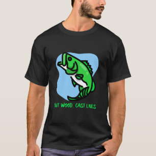 ZIMMERMANN SCHNEIDET HOLZ ANGELLEINEN AUSFISCHEN T-Shirt