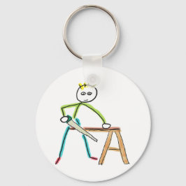 Zimmermann Stickman Schlüsselanhänger