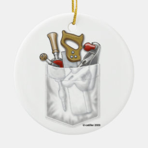 Zimmermann-Tasche Keramik Ornament