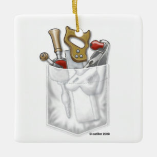 Zimmermann-Taschenornament Keramikornament