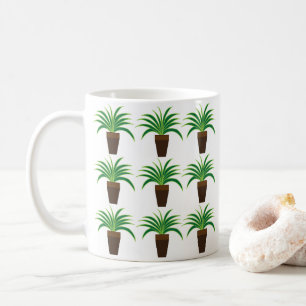 Zimmerpflanze kaffeetasse