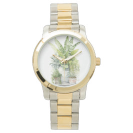 Zimmerpflanzen Armbanduhr