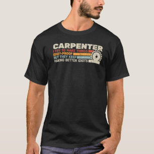 Zimmerretro für Tischler T-Shirt