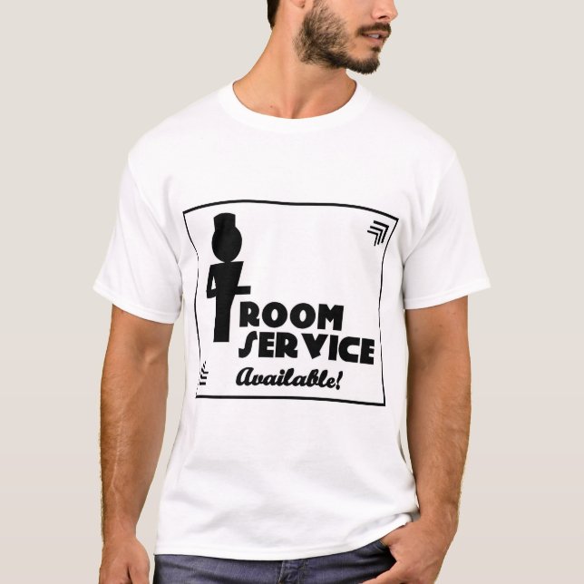 Zimmerservice T-Shirt (Vorderseite)