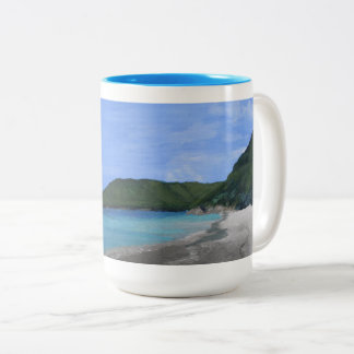 Zimt-Bucht Johannes USVI Zweifarbige Tasse