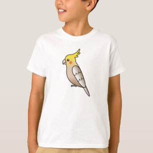 Zimt-Cartoon-Nymphensittich-Papagei-Vogel T-Shirt