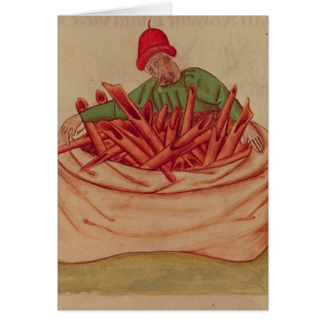 Zimt-Kaufmann, von 'Tractatus de Herbis' (Vorne)
