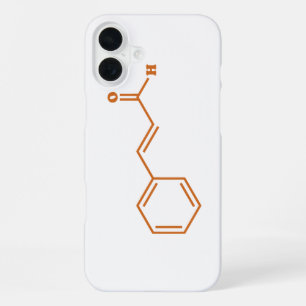 Zimtaldehyd-Molekül Chemische Formel von Zimt iPhone 16 Plus Hülle
