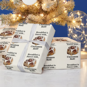 Zimtschnecken Süße Brötchen Gebäck Geschenkpapier