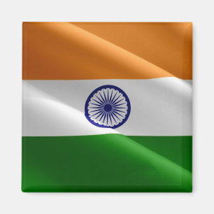 zIN002 Indischer schwellender FLAG Indien, Kühlsch Magnet